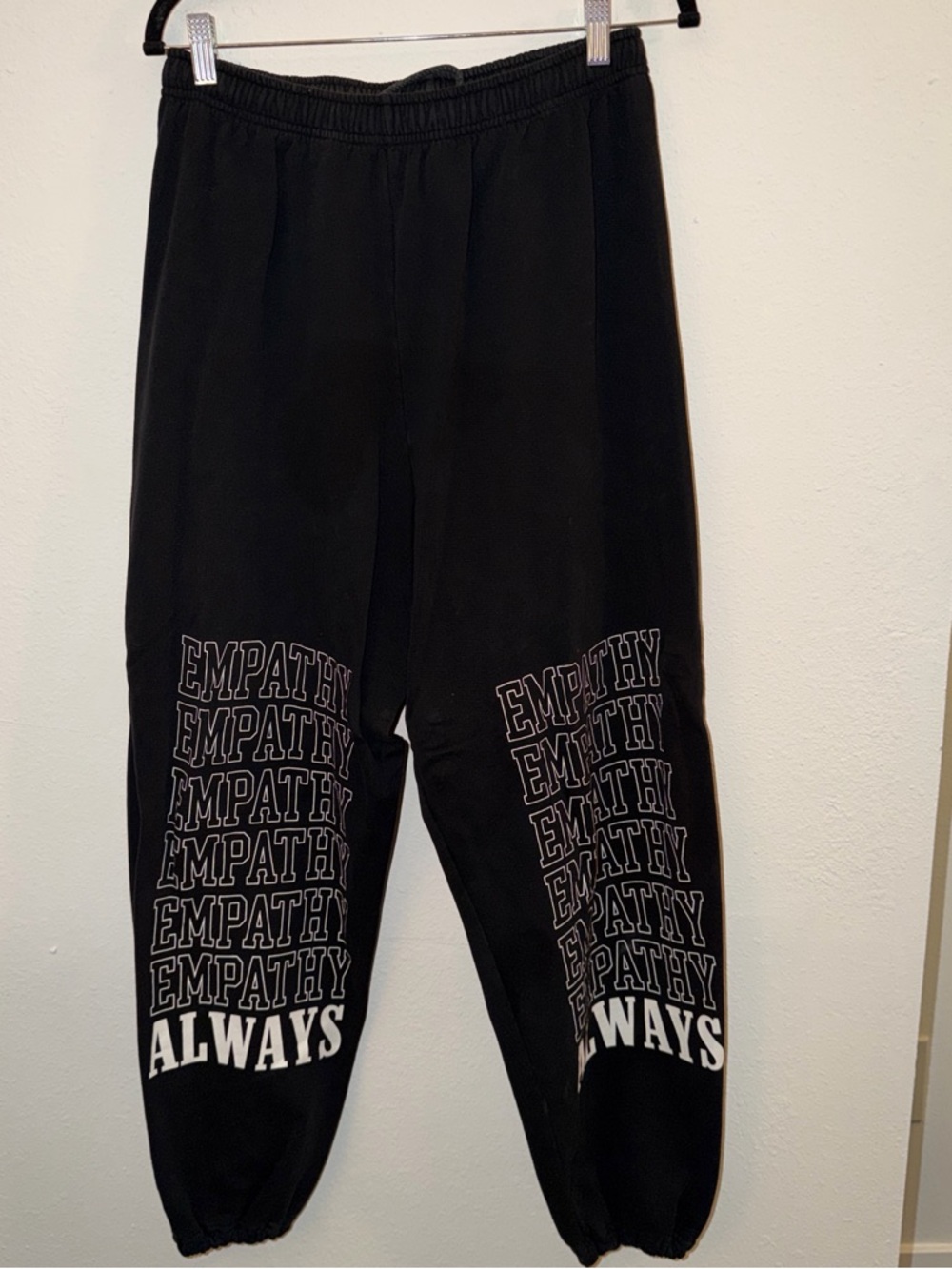 Black Mayfair Group 'Empathy Always' Graphic Sweatpants